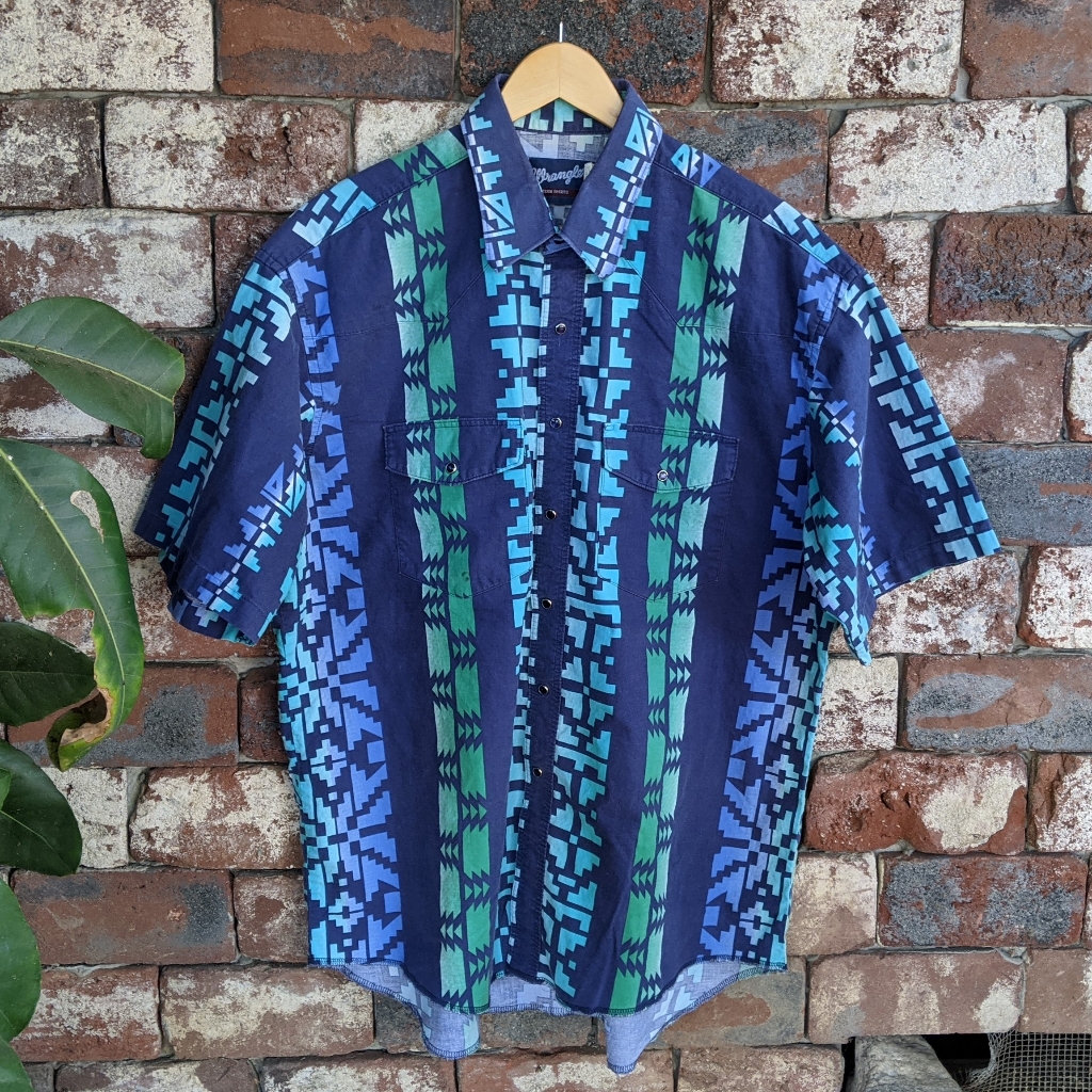 Vintage Wrangler Native Pattern Shirt